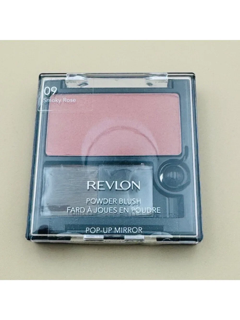Revlon Powder Blush 09 Smoky Rose With Pop-Up Mirror Sealed Discontinued Shade